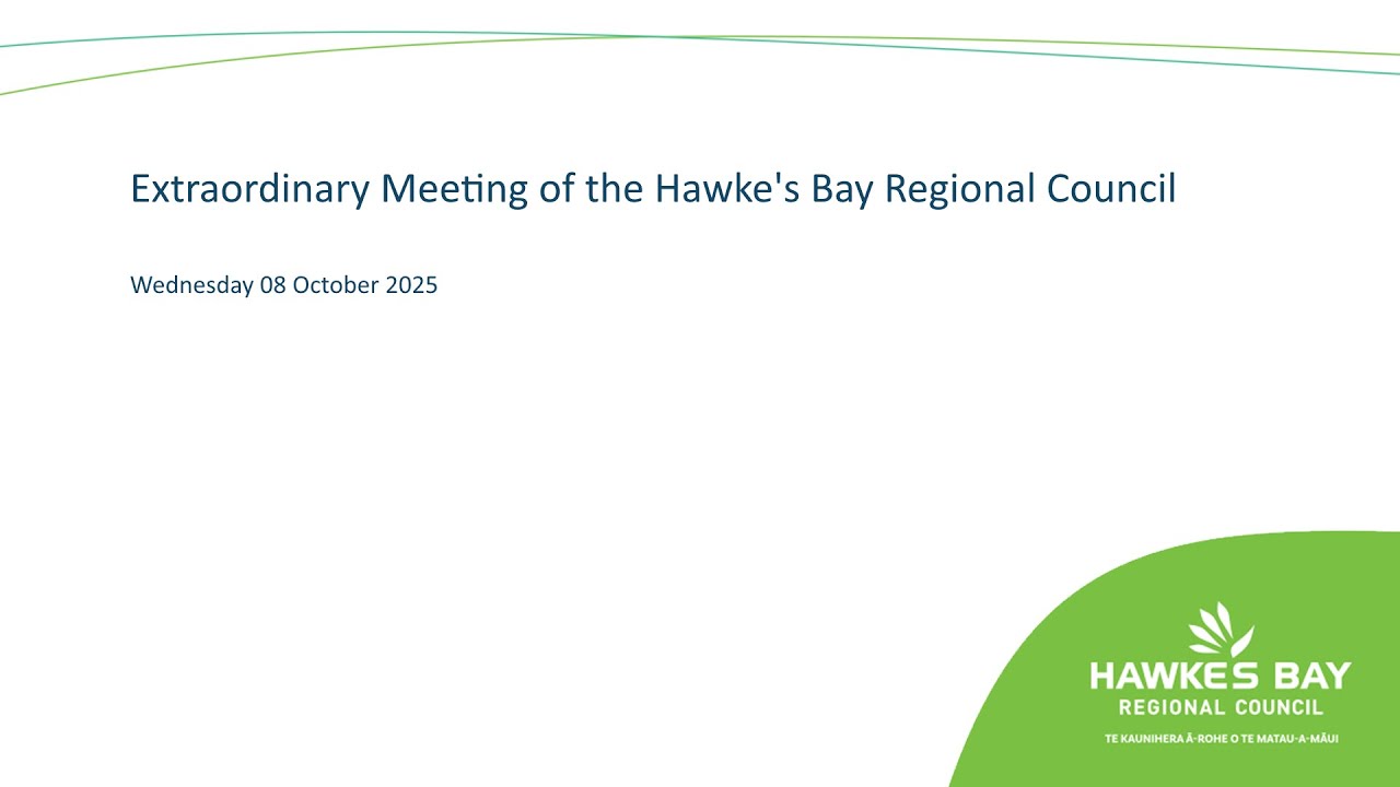 Extraordinary Council Meeting - 8th October 2025 Part 1
