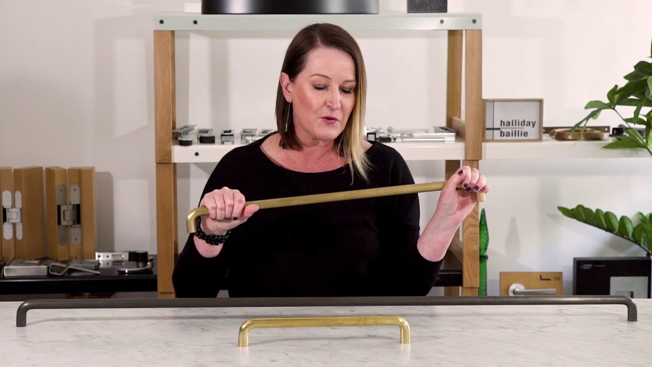 Halliday + Baillie Brass Pull Handles - Presented by Tanya Rive (PJD productions)