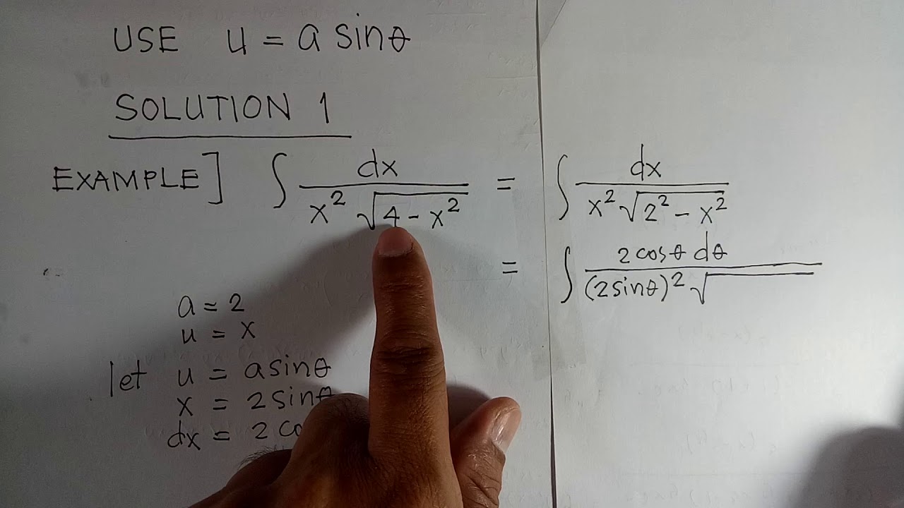 Integration by Trigonometric Substitution (Part 1)