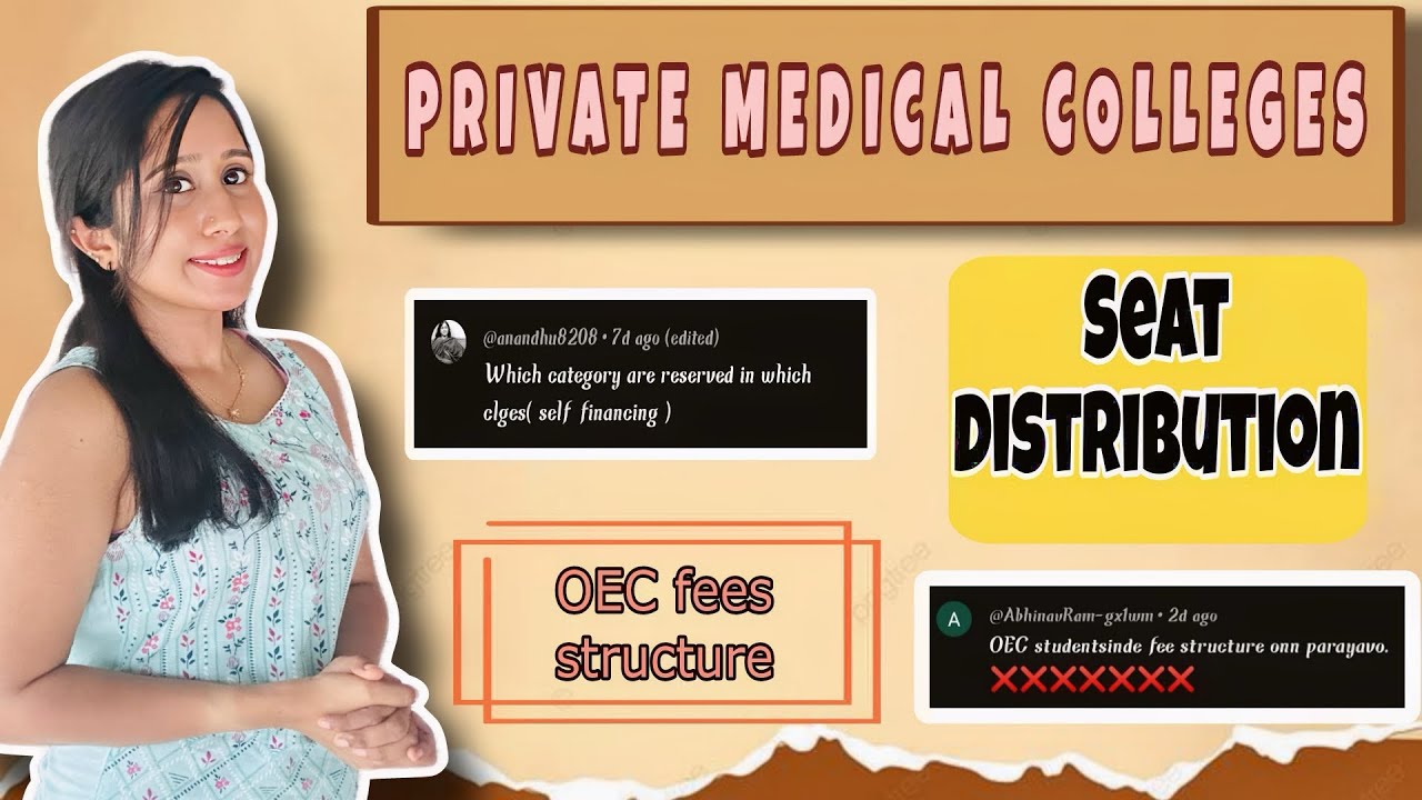Private medical colleges | Seat Distributions | OEC Fees Structure