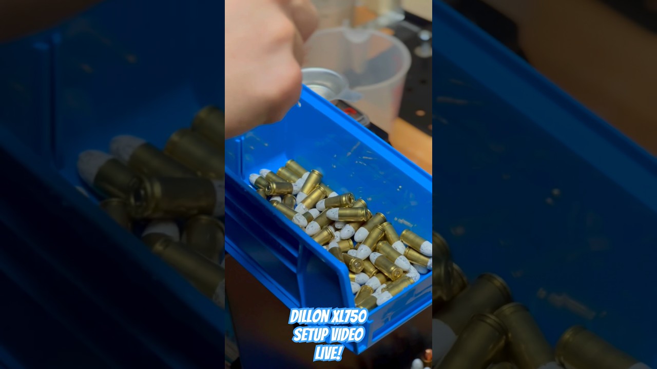 STORMTROOPER Bullets?!? #dillon750 #dillon750 #brassmonkeybullets #reloading #9mm #brass #bullet