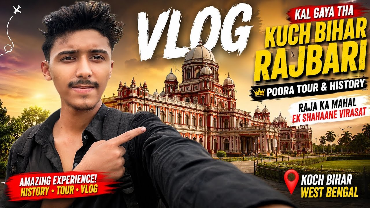 Cooch Bihar Rajbari Vlog 2026 | Raja Ka Mahal Tour & Hidden History | Cooch Behar Palace Full Visit
