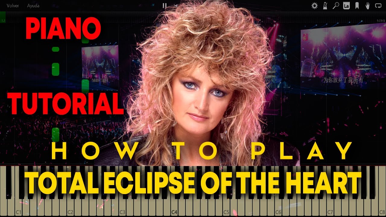 Bonnie Tyler - Total Eclipse of the Heart (Turn Around) Tutorial Eclipse total de amor.