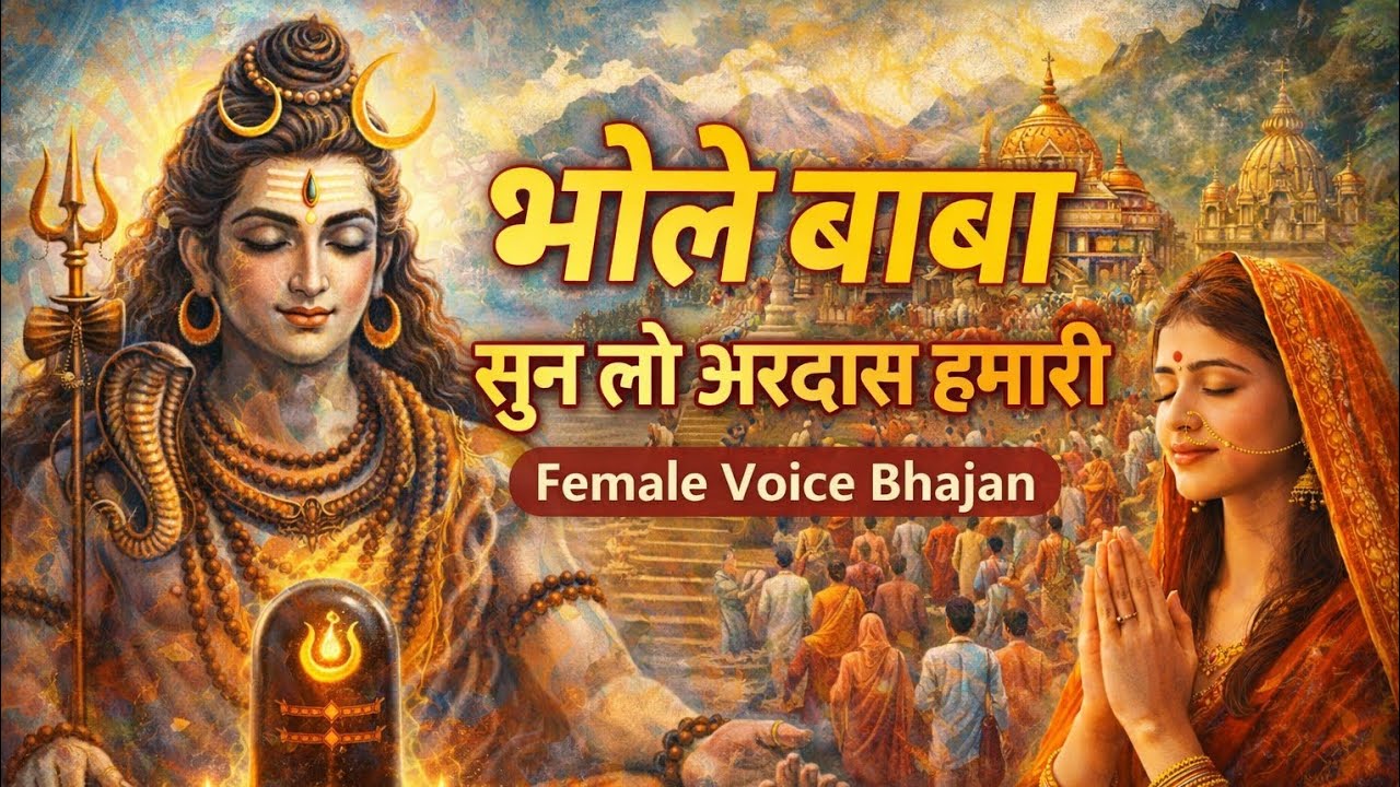 भोले नाथ का भावुक भजन | Female Voice Old Style Shiv Bhajan | Har Har Mahadev