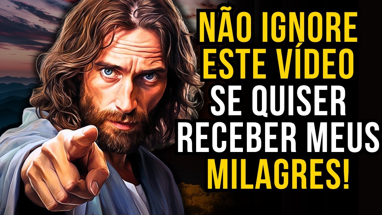 🔴FILHO, DEIXE-ME AJUDAR VOCÊ, NÃO IGNORE O SEU MILAGRE OU TUDO ESTARÁ...! DEUS TE DIZ HOJE