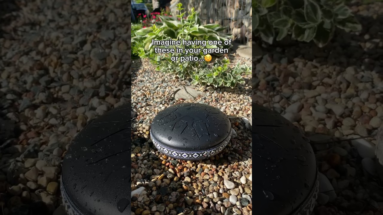 Waiting for the rain 🤩 #raindrum #instrument #garden #home #drum #relaxing
