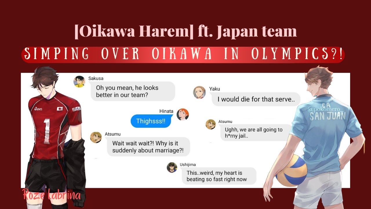 Simping over Oikawa in Olympics?! [Oikawa Harem] ft. Japan team