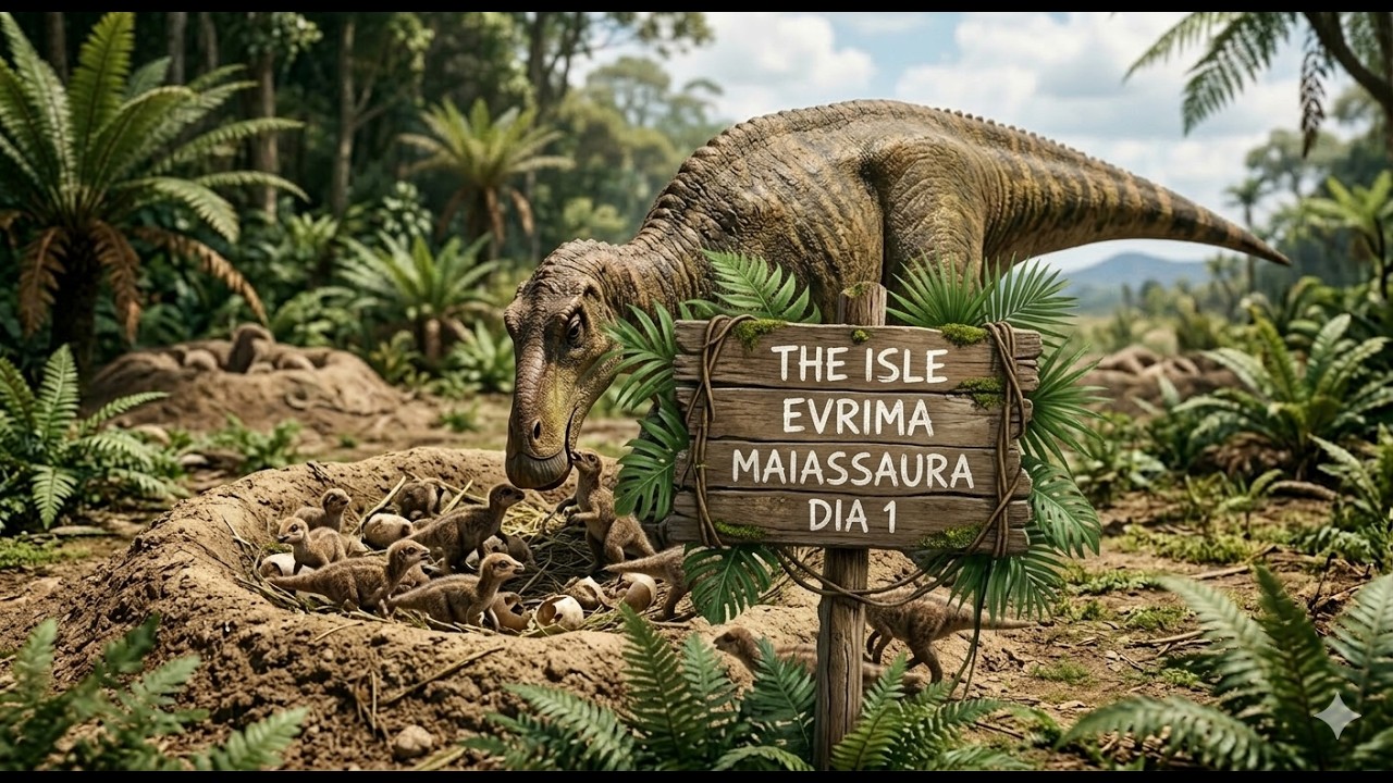 🍃🦕 THE ISLE EVRIMA GATEWAY NOVA SERIE DIA 1 MAIASSAURA