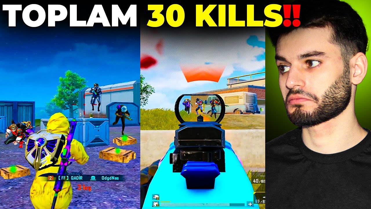 TOPLAM 30 KILLS!! 🔥 EYLENCELİ MAÇ!! 😂 | PUBG MOBILE