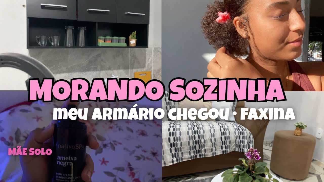 NOVA CONQUISTA 💕 Faxina completa e organização do meu cantinho 🏠 #maesolo #morandosozinha #vlog 