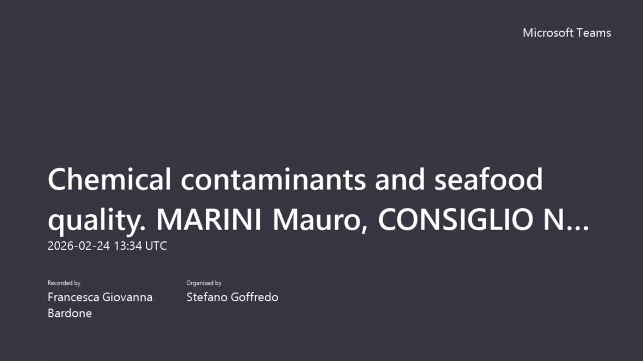 Chemical contaminants and seafood quality
