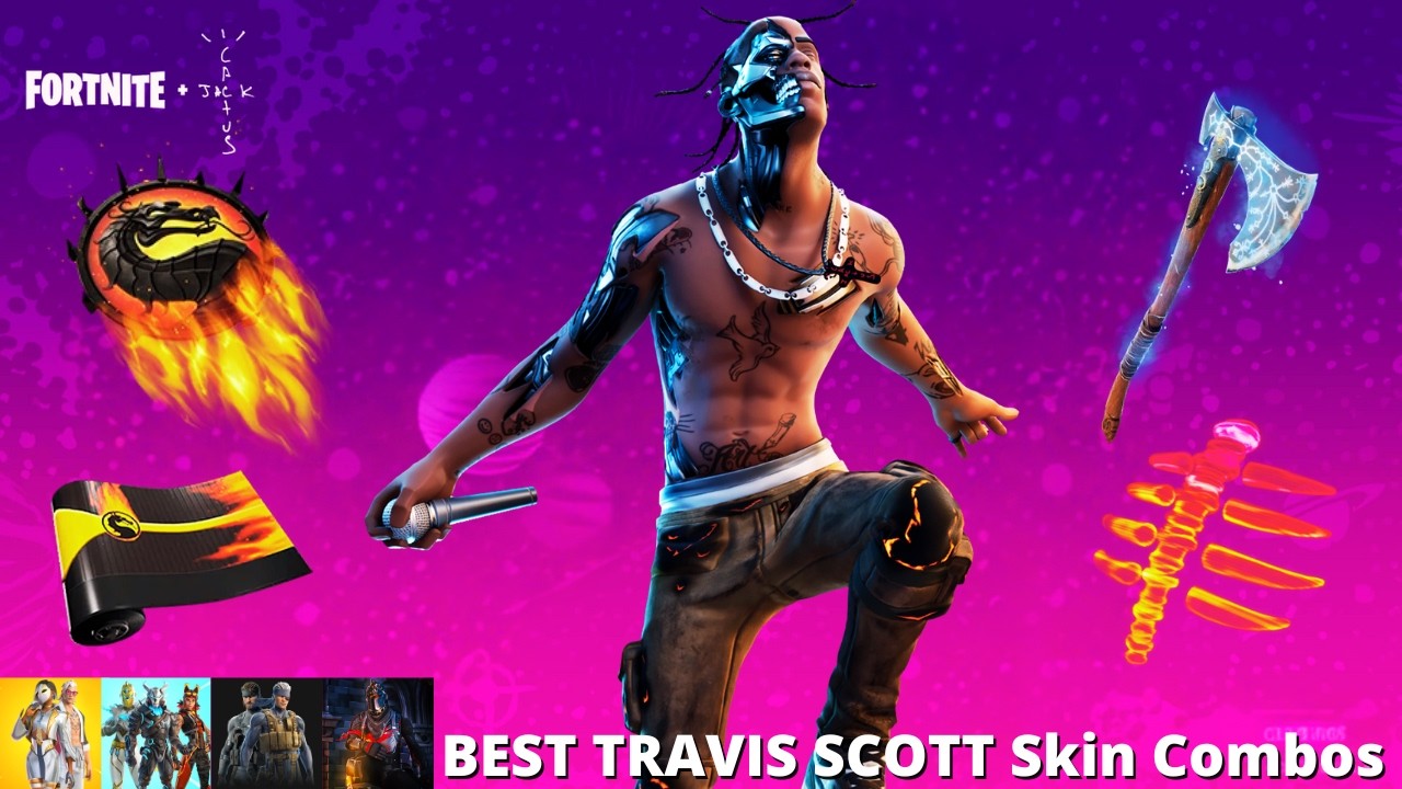 Best TRAVIS SCOTT Skin Combos For CHAPTER 6 (RARE SKIN!)