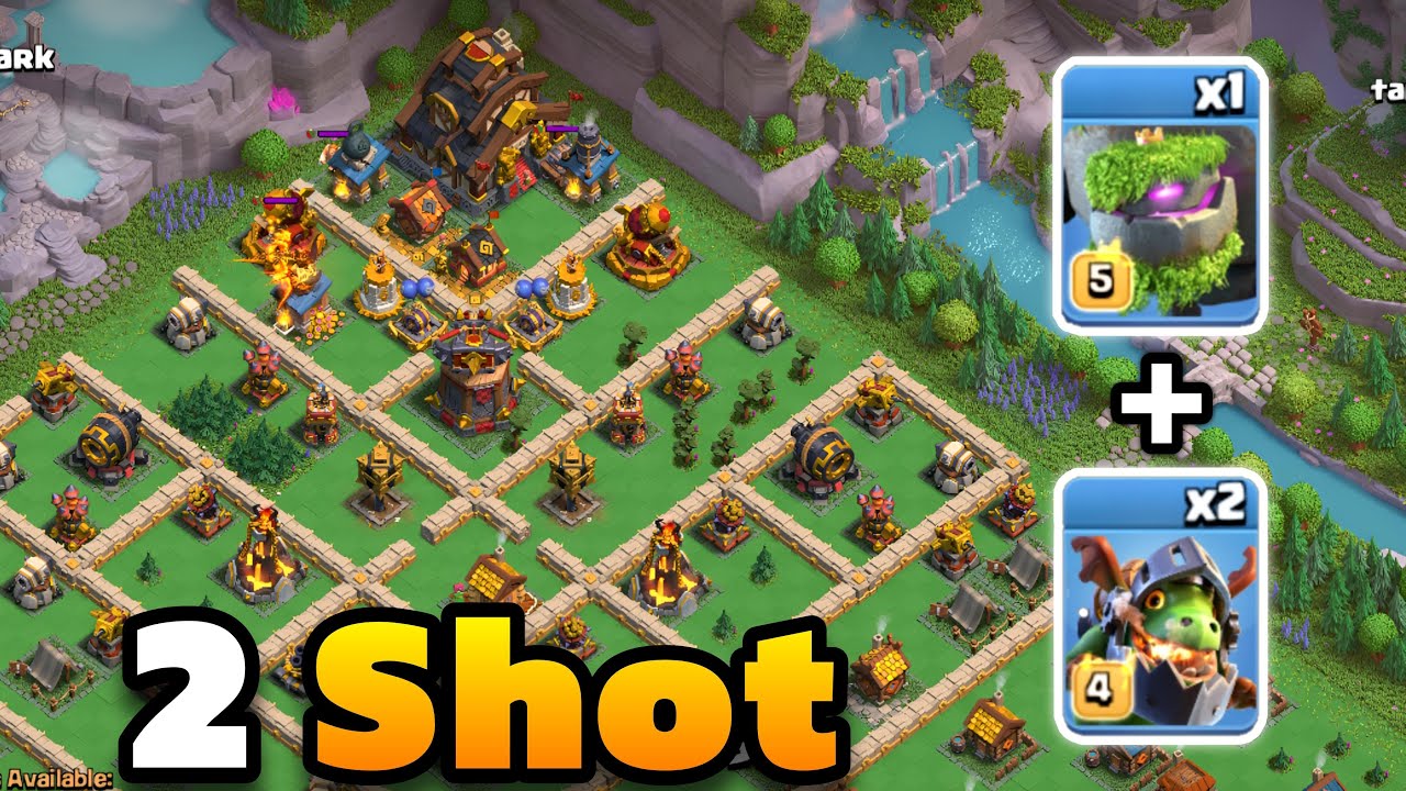 2 Shot Capital Hall Level 10 Using Mountain Golem