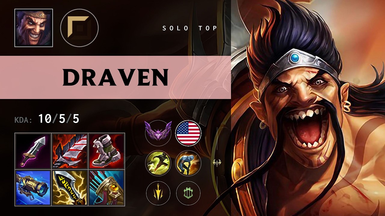 Draven Top vs Yone - NA Master Patch 26.11