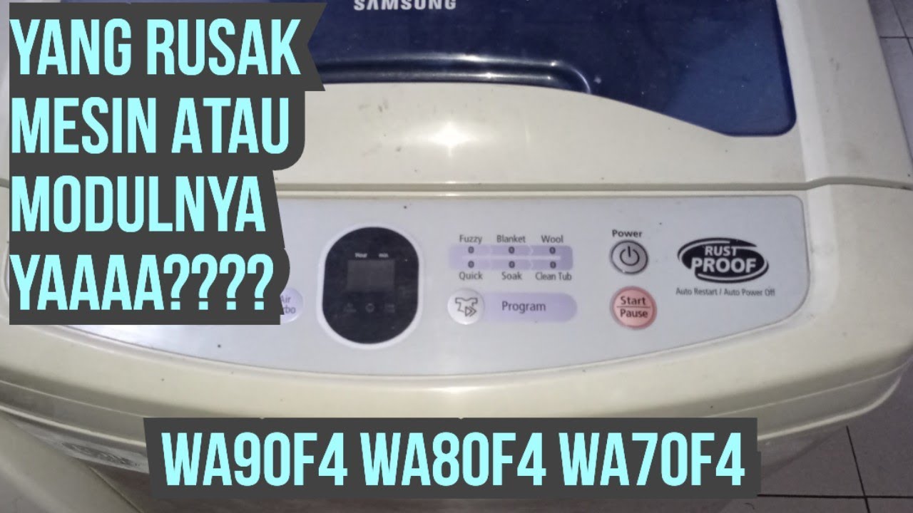 ALIEF TOEN || Analisa Kerusakan Water Inlet Samsung WA90F4, WA80F4, WA70F4 || VLOG00201