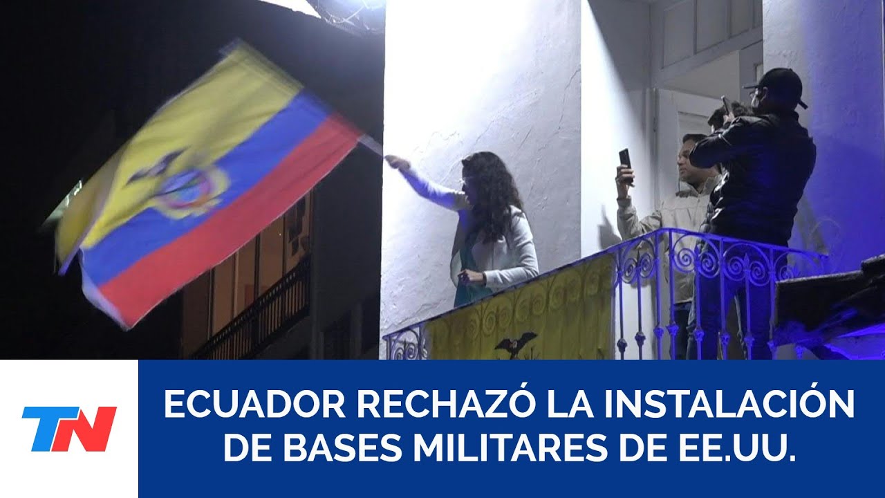 Ecuador rechaz&oacute; la instalaci&oacute;n de bases militares extranjeras en su territorio: duro rev&eacute;s a Noboa