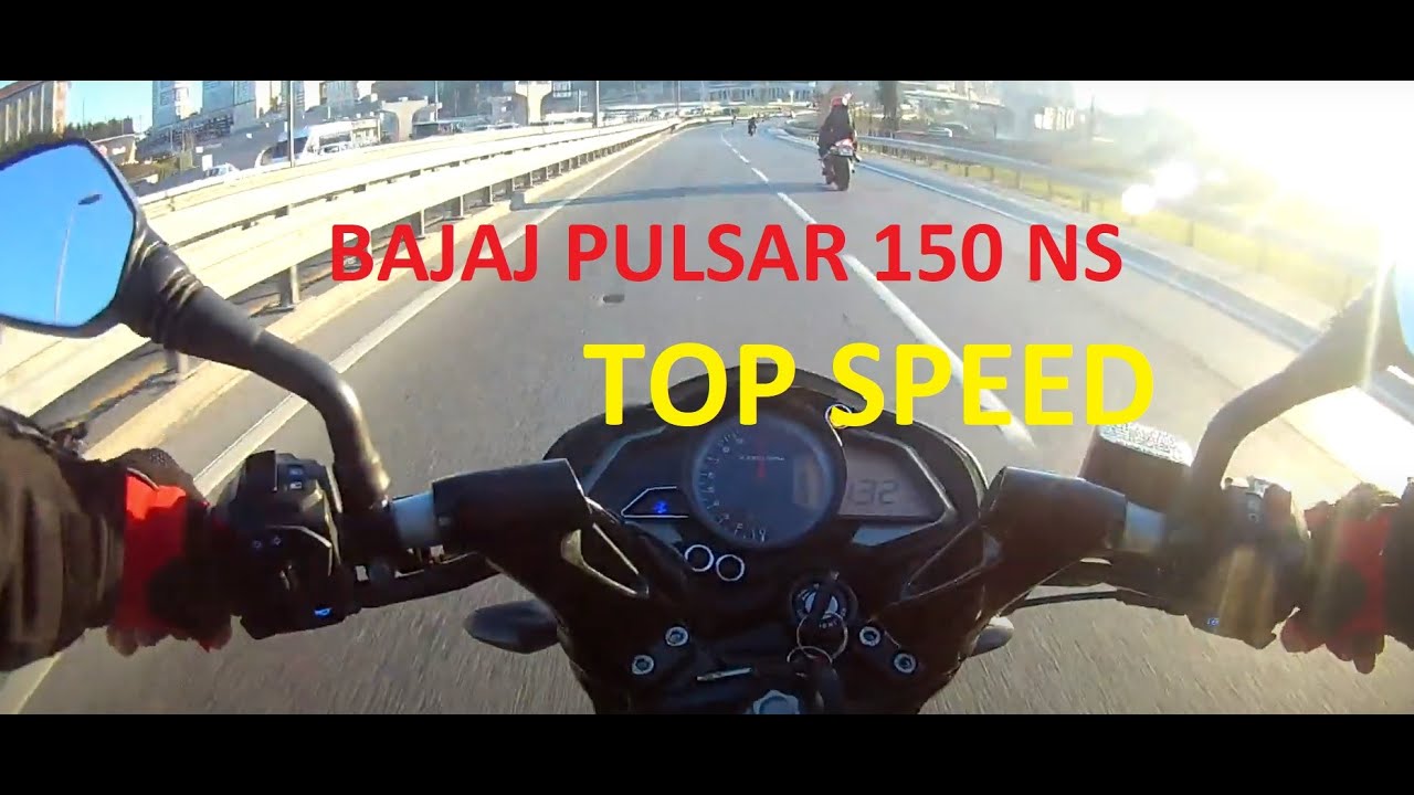 Bajaj Pulsar 150 Ns Top Speed - Gazlama - Redline - Pulsar 150 Ns Top Speed 132 Km/H !