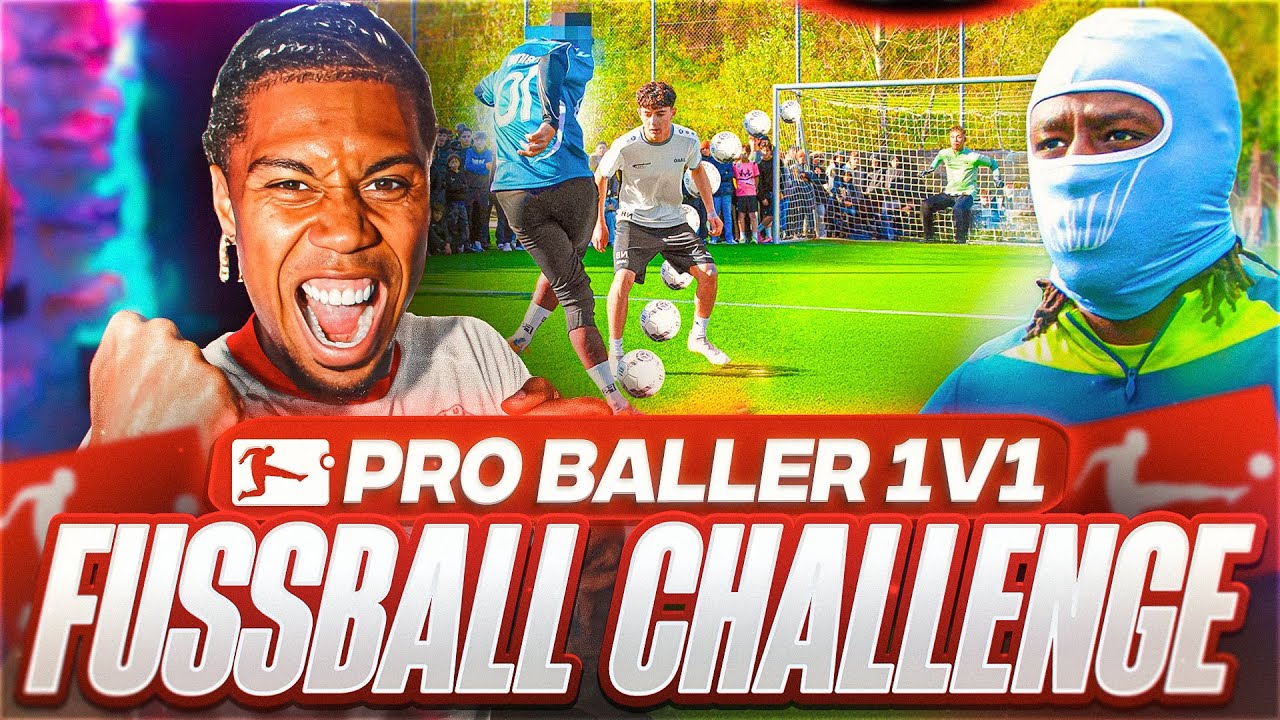 PRO FUSSBALLER vs NLZ Spieler IM 1vs1 UM 1.000€ 😳💸