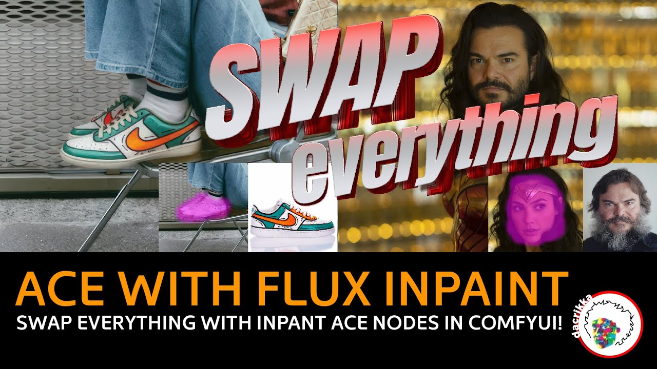 ACE++ Face Swap: поменяйте всё в FLUX!