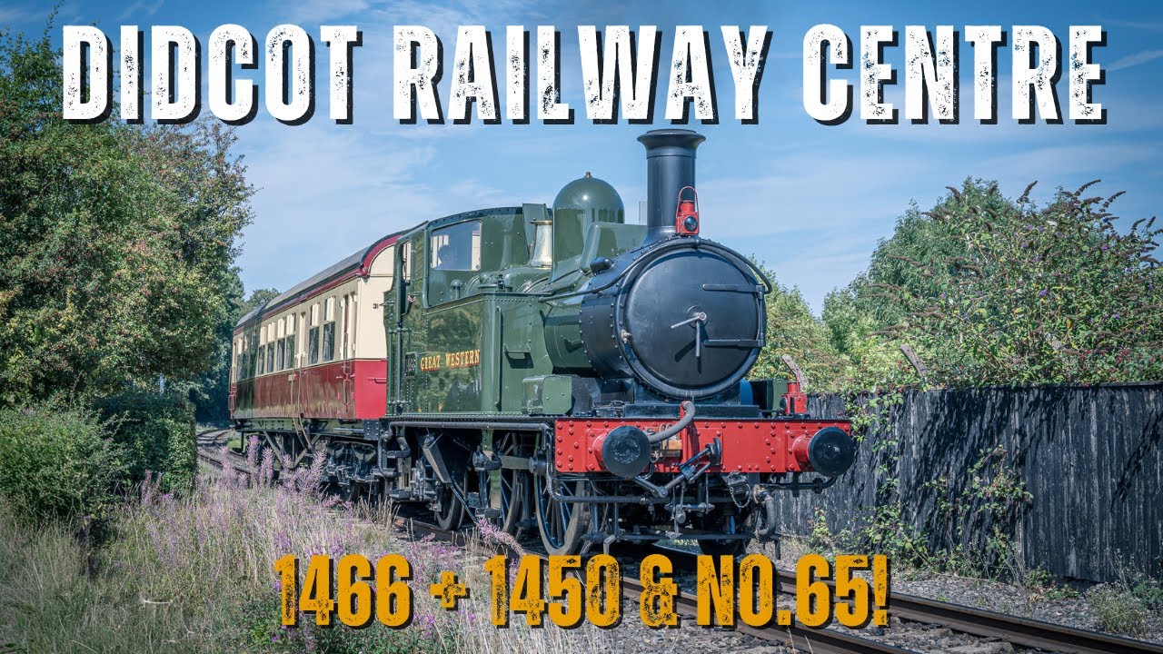 1466 Returns to Steam! | Didcot Railway Centre Vlog ft. GWR 1450 & SECR No.65