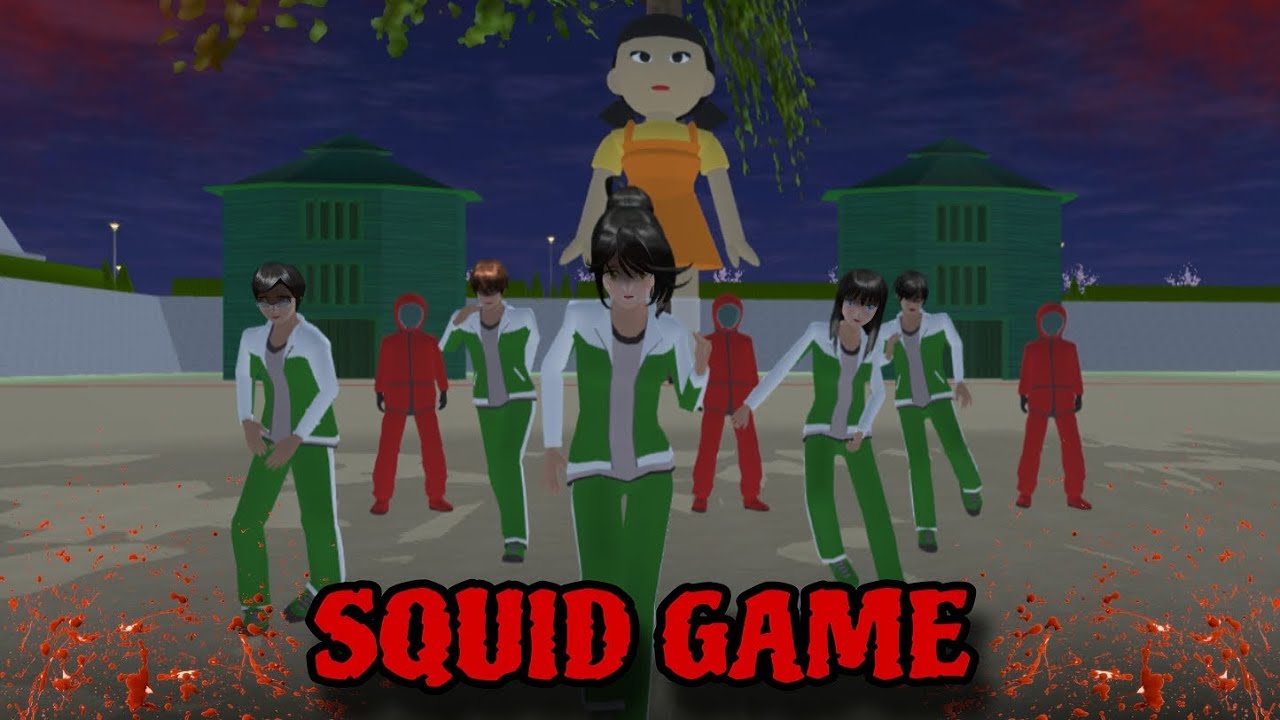 SQUID GAME || HORROR MOVIE SAKURA SCHOOL SIMULATOR