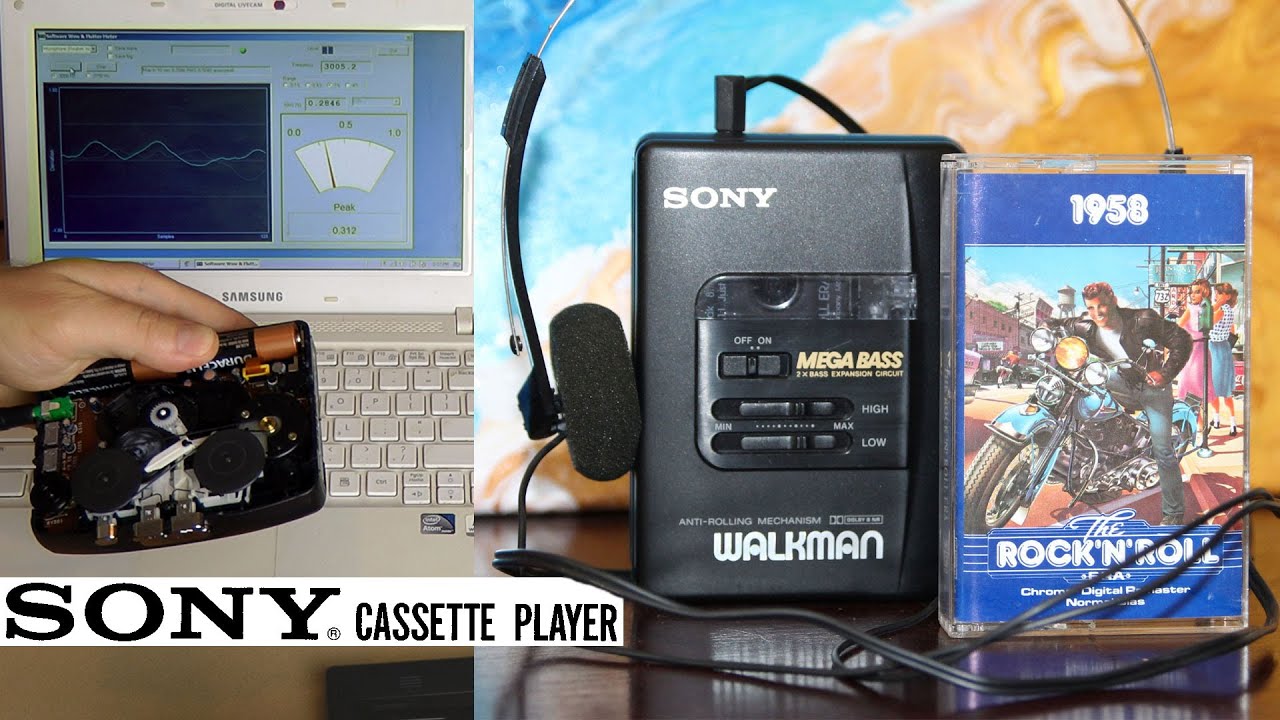 Replacing belt in a Sony Walkman (1990-1999)