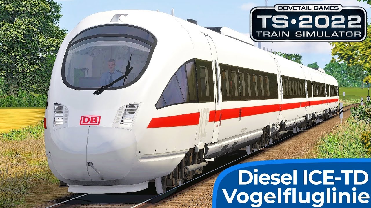VOGELFLUGLINIE | Lübeck - Puttgarden & Diesel ICE TD – BR 605 | TRAIN SIMULATOR 2022 | Urlauber ICE