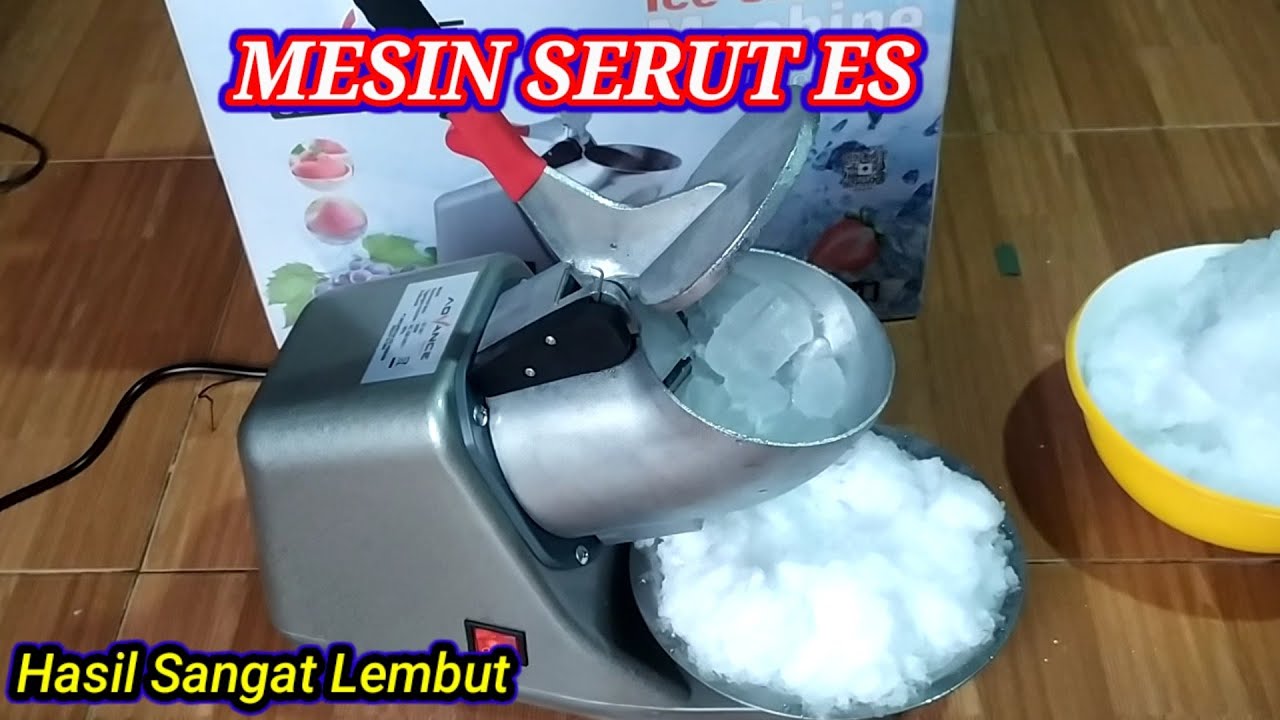 mesin es serut, ice crusher || cocok untuk usaha minuman kekinian