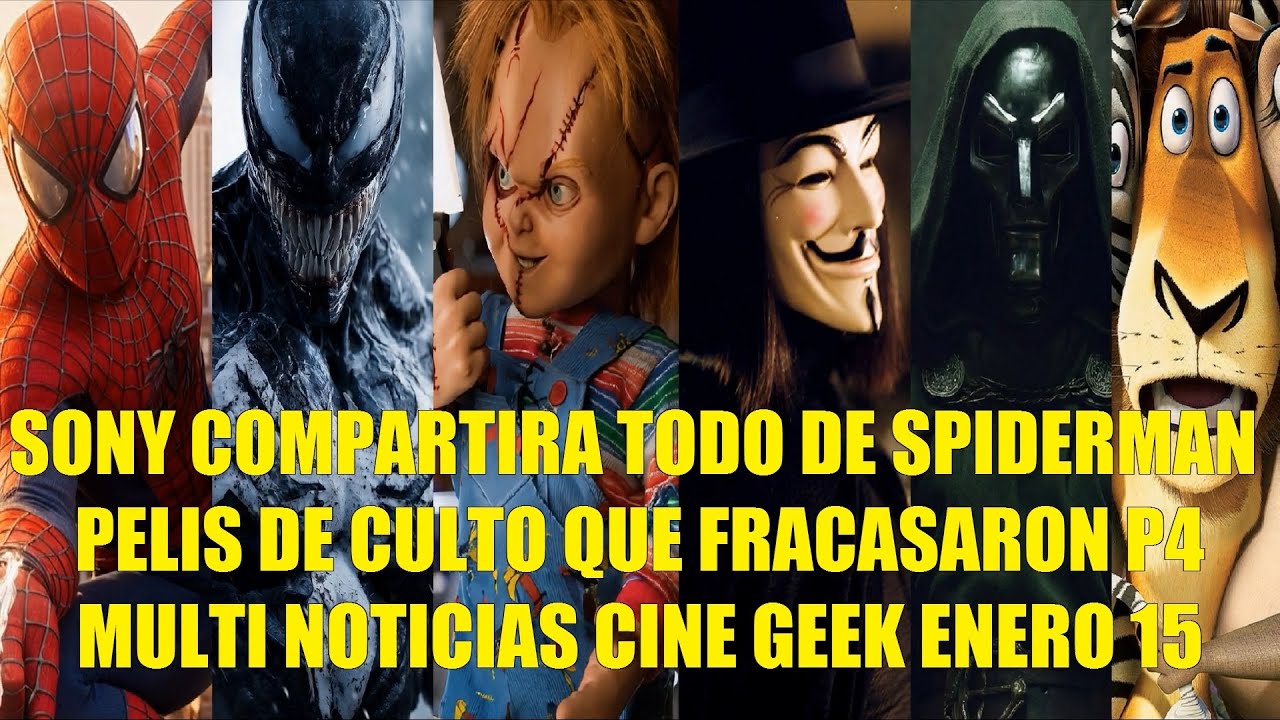 SONY COMPARTIRÁ SUS PERSONAJES DE SPIDER-MAN, PELIS DE CULTO QUE FRACASARON P4, NOTICIAS CINE ENE 15