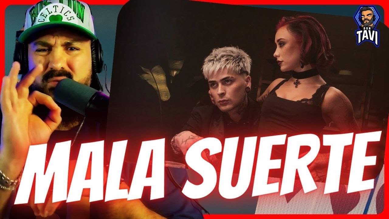 REACCION A LIT killah, TULI - MALA SUERTE (Official Video)