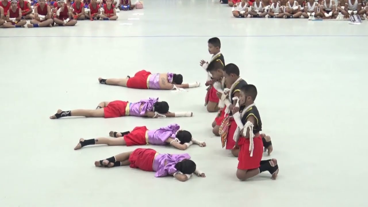 การแข่งขันคีตศิลป์มวยไทย ป 1 ป 6  โรงเรียนเทศบาล 4 วัดไชยสุรินทร์