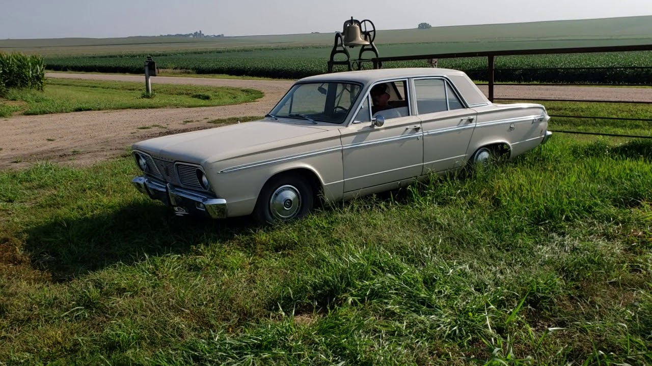 1966 Plymouth Valiant 4 Door Sedan Car