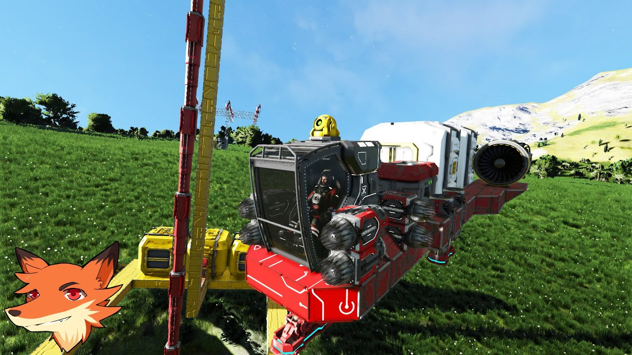 Space Engineers #03 [FR] Le premier vaisseau et un véhicule qui mine automatiquement!