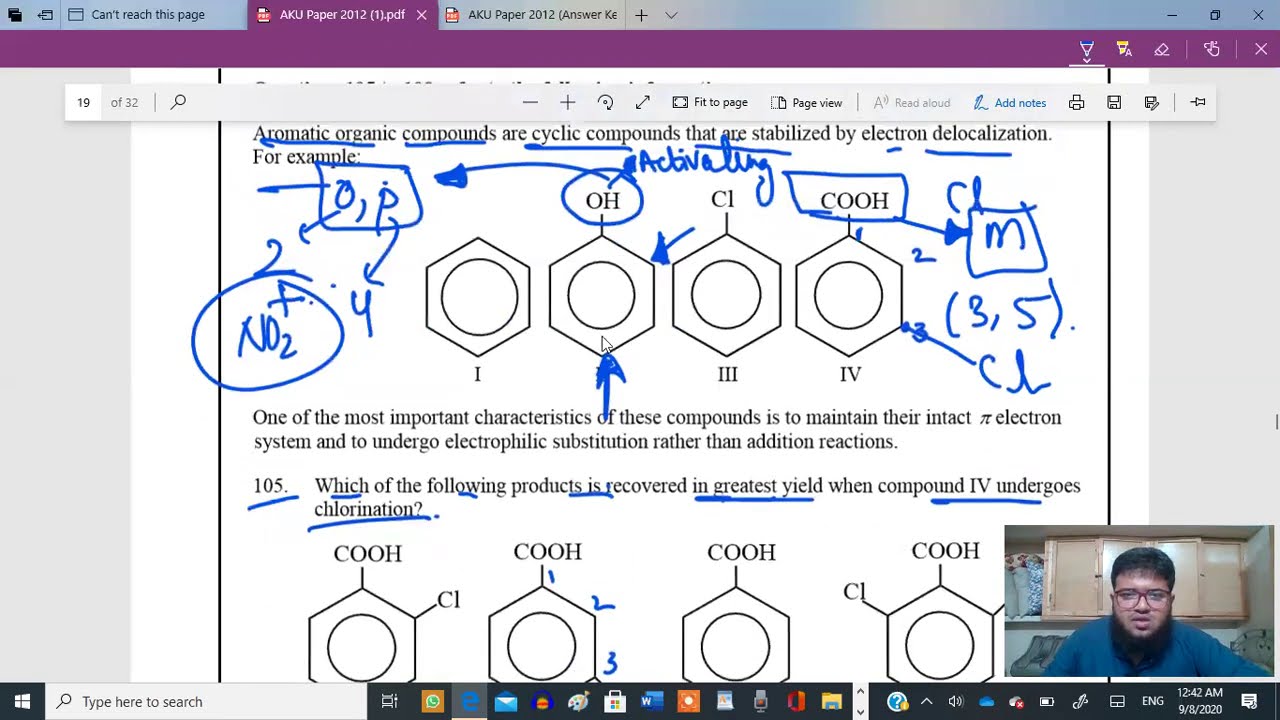 AKU past paper 2012, Science reasoning part 1