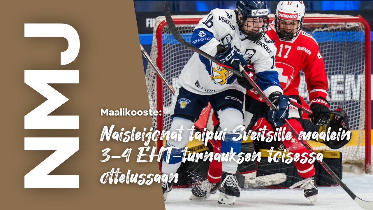 Maalikooste: Naisleijonat taipui Sveitsille maalein 3–4 EHT-turnauksen toisessa ottelussaan