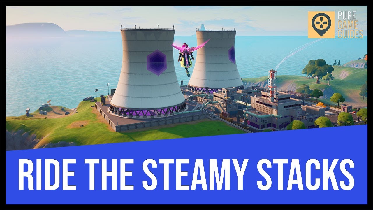 How to ride the Steamy Stacks in Fortnite Chapter 2 Season 5 Week 9