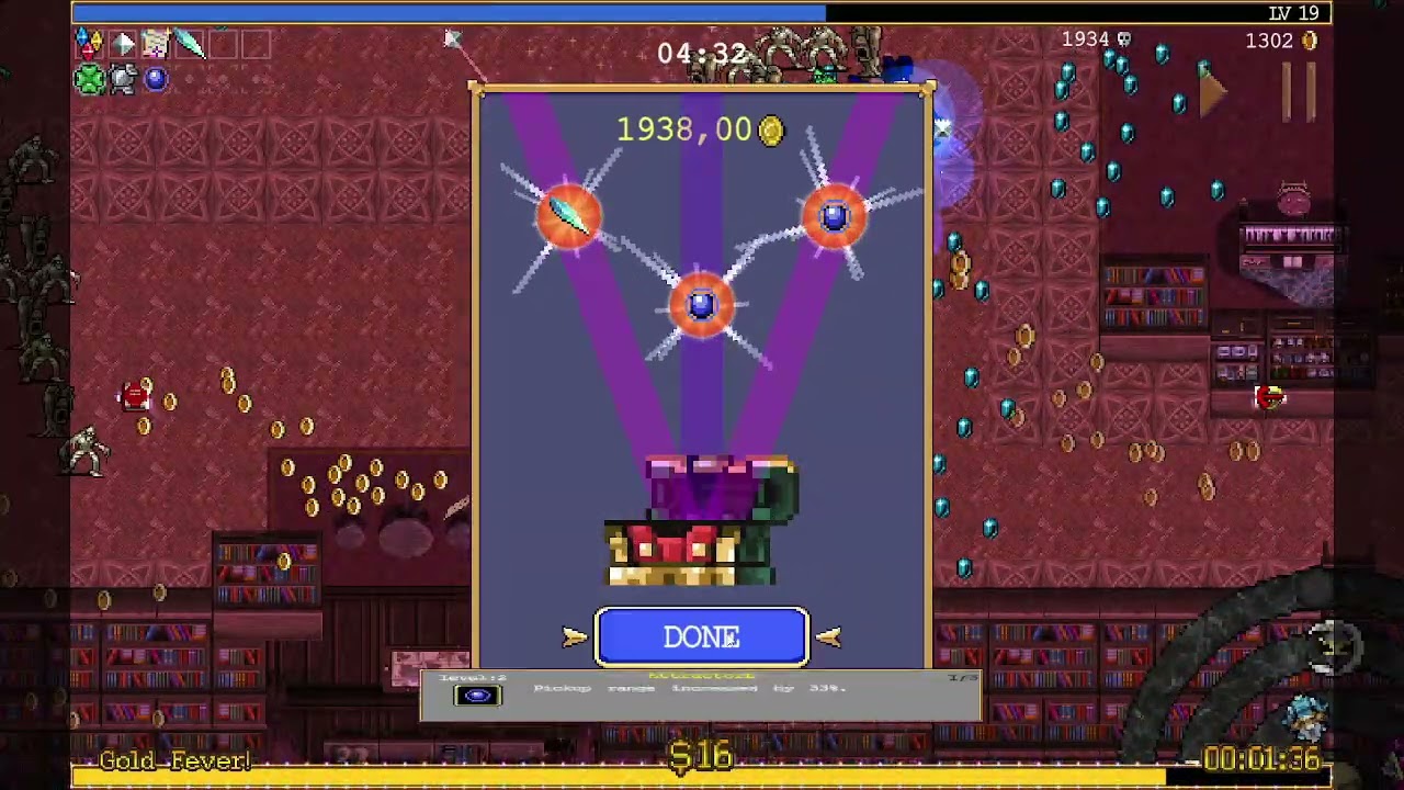 Obtaining over 999% LUCK with Chula-Reh to unlock a NEW DARKAZZO : Vampire Survivors