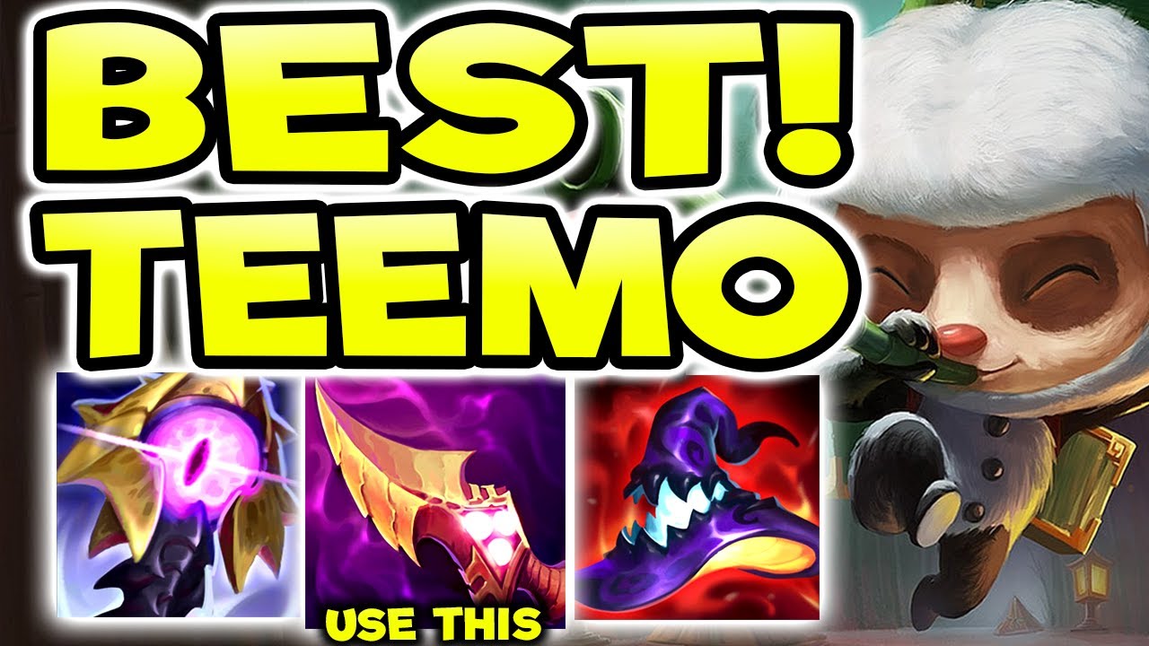 TEEMO TOP SHROOMS NOW LOOKS LIKE A GLITCH (MAX BURST TEEMO) - S12 Teemo TOP Gameplay Guide