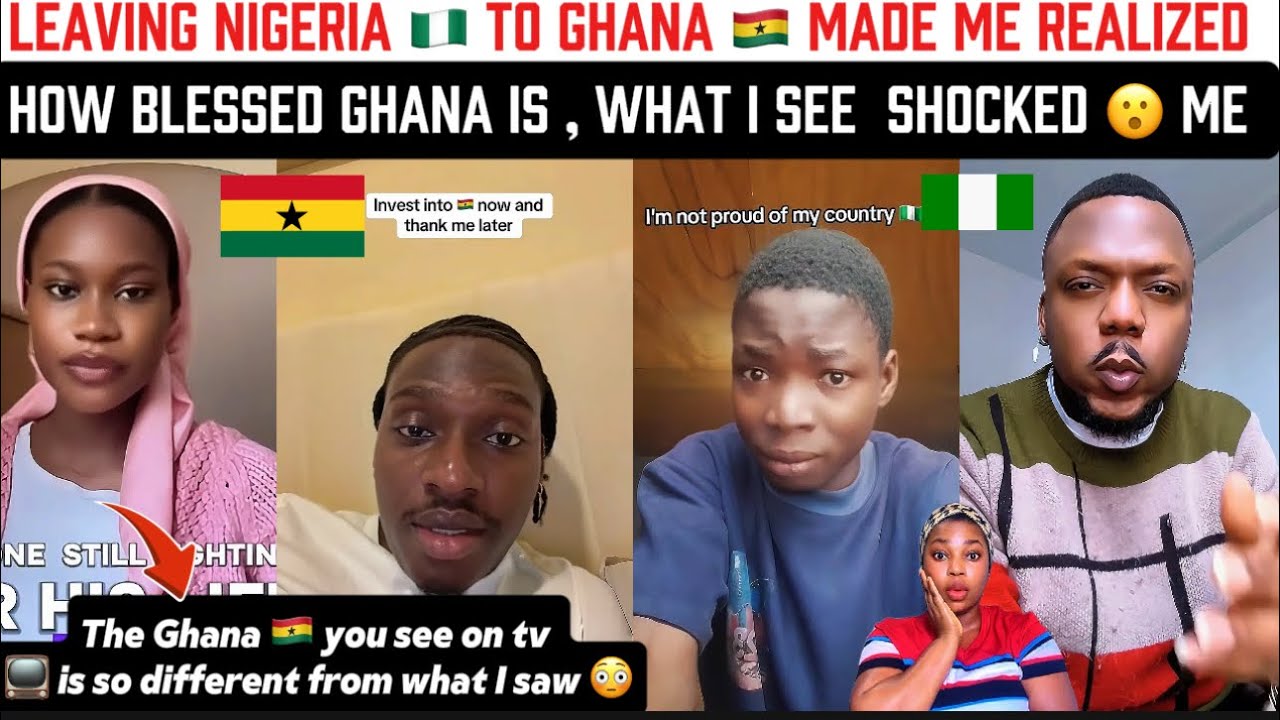 Leaving Nigeria 🇳🇬 To Ghana 🇬🇭 Made Me Realized How Blessed Ghana Is, what I see shocked 😮 me 🇬🇭🇳🇬