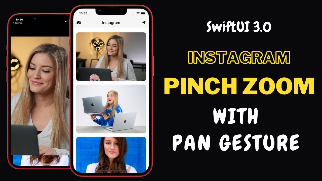 SwiftUI 3.0 Instagram Pinch to Zoom With Pan Gesture - Multiple Gestures - SwiftUI Tutorials