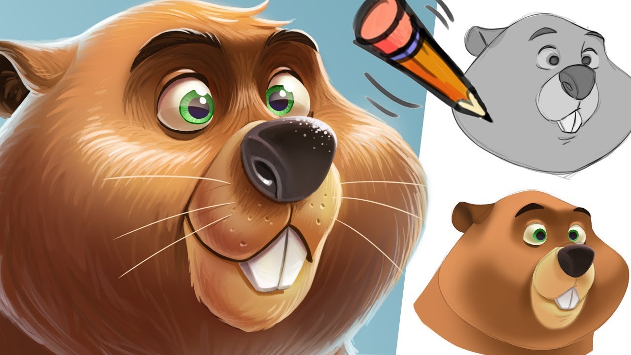 Cartoony animal painting tutorial