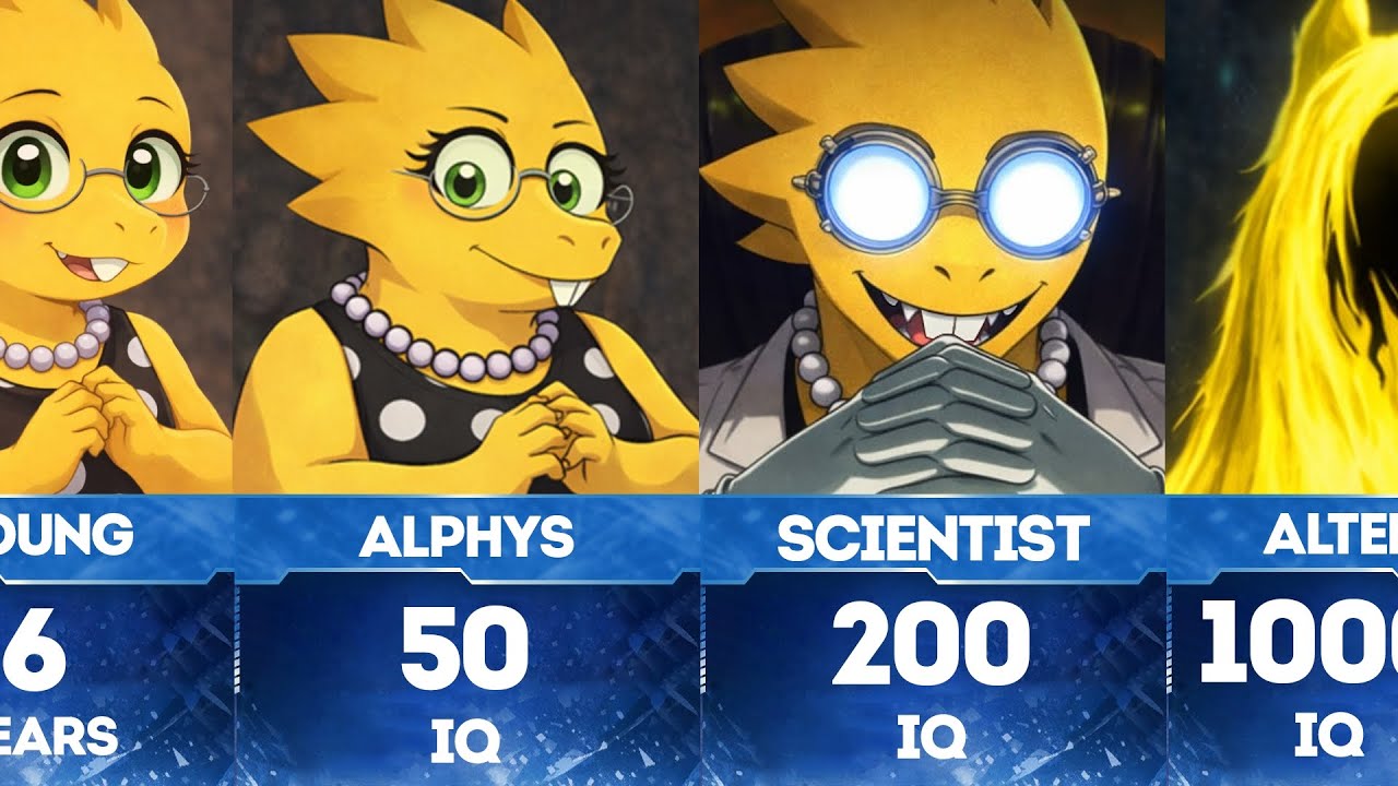 Evolution of Alphys | Undertale