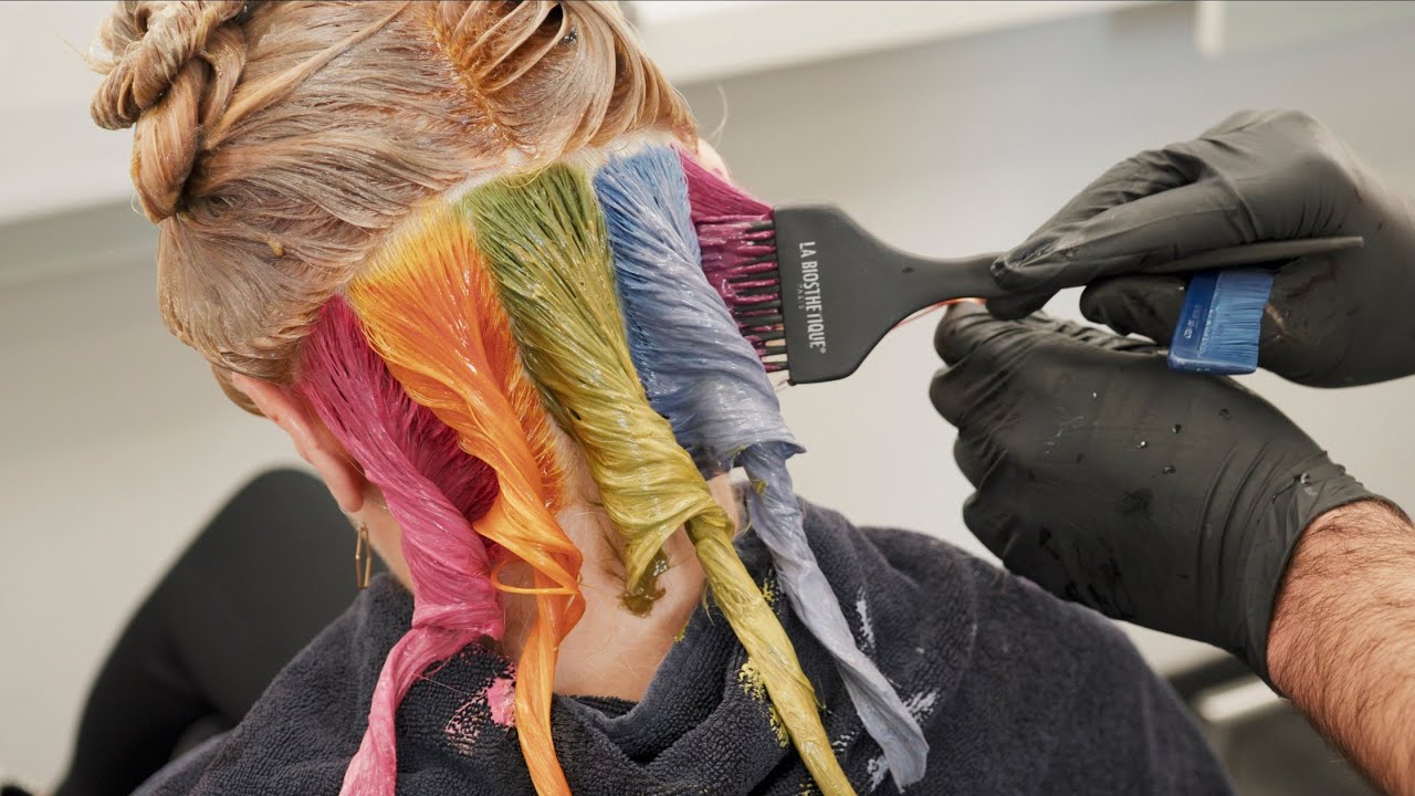 Taste the Rainbow 🌈 Haare färben mit JustBecci