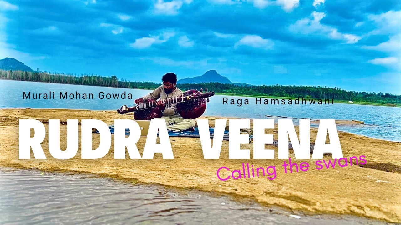 Calling The Swans!! Hamsadhwani on Rudra Veena!! A beautiful mini Island!