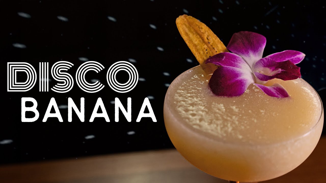 The most funky and delicious banana daiquiri you will ever have