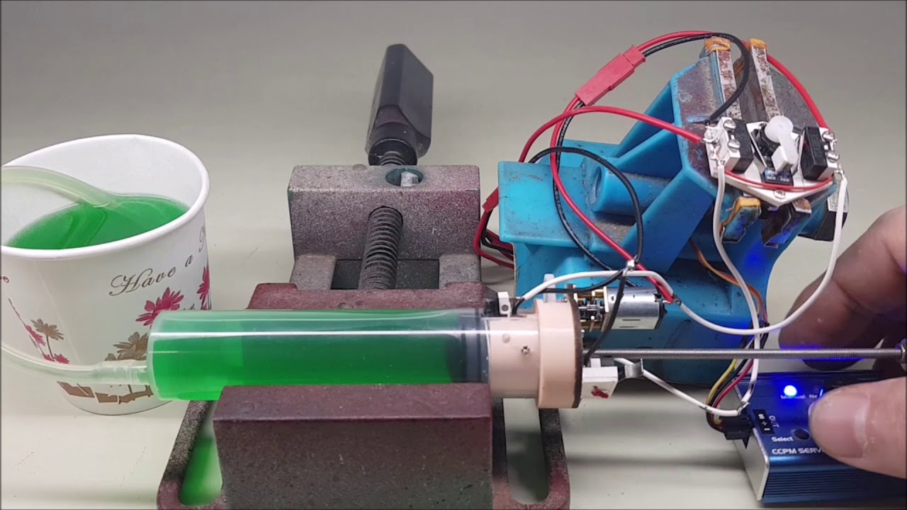 RC Submarine Piston Ballast (add limit switch)