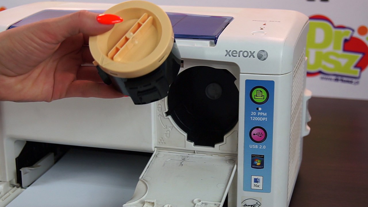 Drukarka Xerox Phaser 3010 &ndash; jak wymienić toner I DrTusz.pl