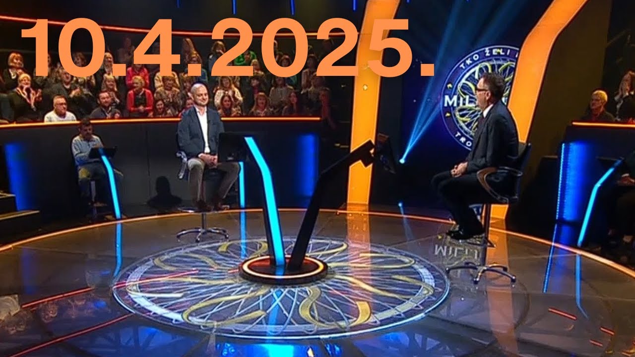 Tko želi biti milijunaš - 10.4.2025.