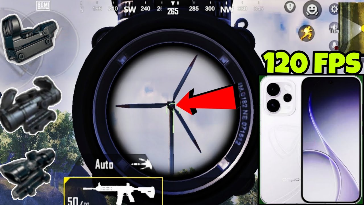 OPPO RENO 15 PRO  BEST BGMI/PUBG SENSITIVITY 🥵 GYRO / NON GYRO SENSITIVITY & SETTING GUIDE
