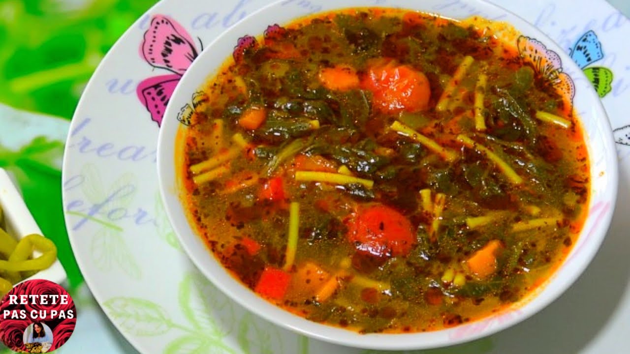 Ciorba de Spanac cu Legume Congelate   pentru Zilele de Post Retete de Post